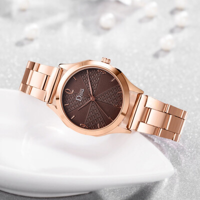 

RM Disu Modern Quartz Watch Steel Strip Casual High Quality Wristwatch for Women