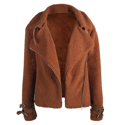 

Womens Long Sleeve Knitted Fluffy Coat Cardigan Sweater Casual Outerwear Jacket
