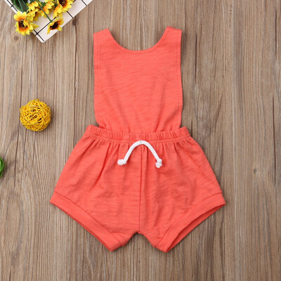 

Toddler Baby Girl Cotton Romper Jumpsuit Outfits Sunsuit Playsuit Clothes Set