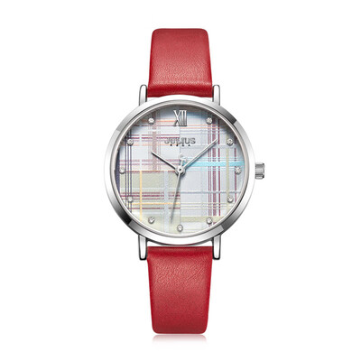 

Watch female Korean style retro 3D print dial belt student watch Shi Ying waterproof woman watch