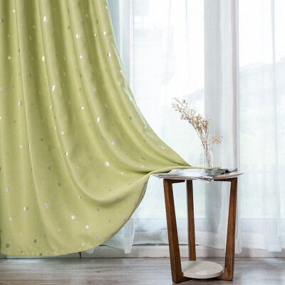 

Toponeto Leaves Curtain Tulle Window Treatment Voile Drape Valance 1 Panel Fabric