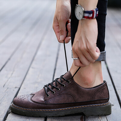 

Mens shoes summer new mens England wild Korean version of the trend of casual shoes shoes shoes tide shoes warm plus velvet shoes