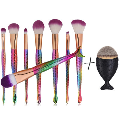 

Toponeto New 9PCS Kabuki Make up Brushes Set Makeup Foundation Powder Blusher Face Brush