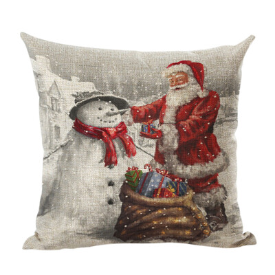 

〖Follure〗Christmas Pillows Cover Fall Decor Pillow Case Sofa Waist Throw Cushion Cover