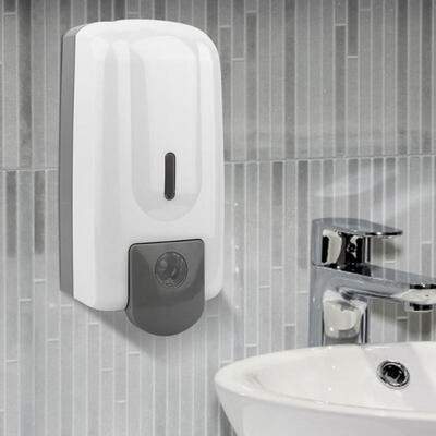 

Greensen Wall Mounted Elegant Manual Hand Liquid Soap Lotion Dispenser for Home Hotel Bathroom