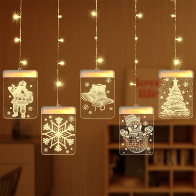 

〖Follure〗Christmas Decorative Lamps USB LED Night Light 3D Acrylic Sign Light Decor