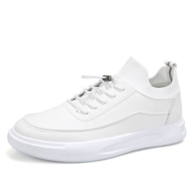 

White mens shoes one-legged shoes white shoes
