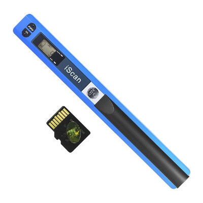 

Portable Handheld Wand Wireless Scanner A4 Size 900DPI JPGPDF Formate LCD Display with Protecting Bag&8GB TF Card for Busine
