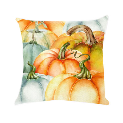 

〖Follure〗Halloween Christmas Pumpkin Square Super Soft Throw Pillow Case Cushion Cover