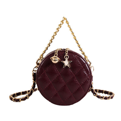 

Lovely Summer Round Slant Bag Arc Design Simple Ladies Individuality Small Shoulder Creative Lightweight Tide