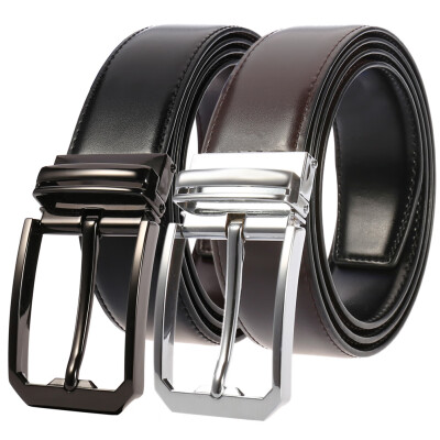 

Pin buckle belt leisure belt two layers leather belt belt punching belt LY35-3557-1