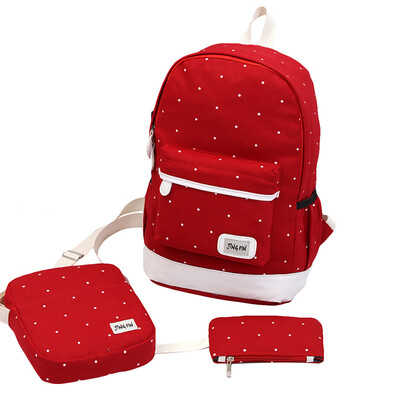 

Tailored canvas backpack teenagers Style composite bags high quality female backpacks DB