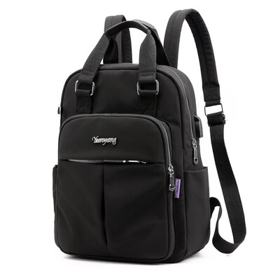 

Tailored Women Large Capacity Shoulder Bags Laptop Bag With USB Jack Travel Backpacks
