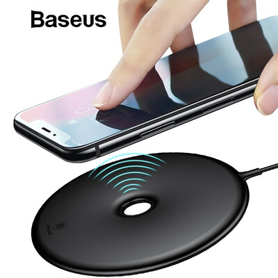 

Baseus 15W Qi Wireless ChargeriPhone  XR  Max 8 8Pus Wireless Charging For Samsung S9 S8 S7 Note8 Portable for Phone charger
