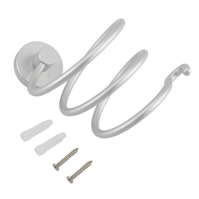 

Greensen Aluminium Alloy Wall Mount Hair Dryer Holder Storage Rack Bathroom Organizer Shelf