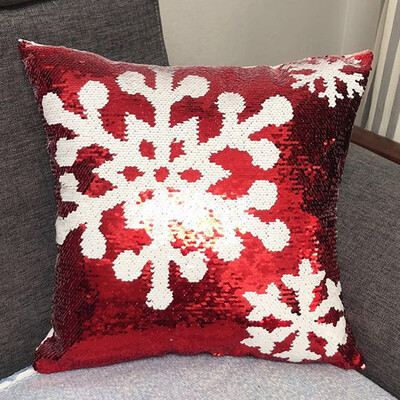 

Tailored Reversible Flip Sequins Throw Pillow Case Sofa Car Cushion Cover Home Decor