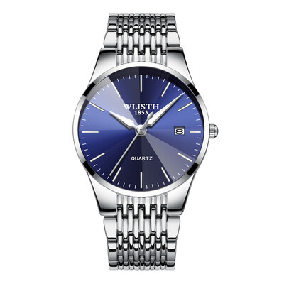 

Couple watch fashion casual ladies watch luminous waterproof steel band business mens watch student watch trend quartz watch men