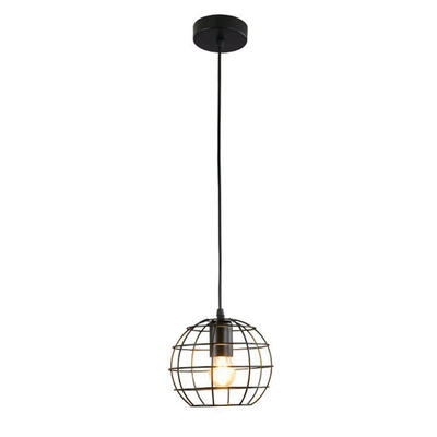 

E27 Retro Industrial Pendant Light Wrought Iron Bar Coffee Shop Chandelier