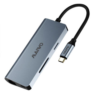 

MAIWO KHO7C USB-C HUB to HDMI USB30 Gigabit Ethernet PD Adapter Splitter