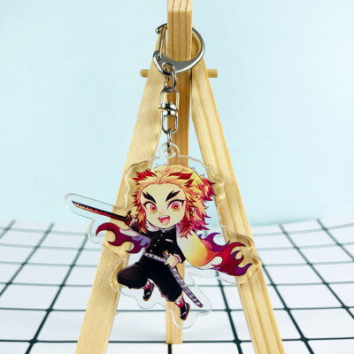 

CAR-TOBBY Anime Demon Kimetsu no Yaiba Keychain Key Ring Phone Pendant