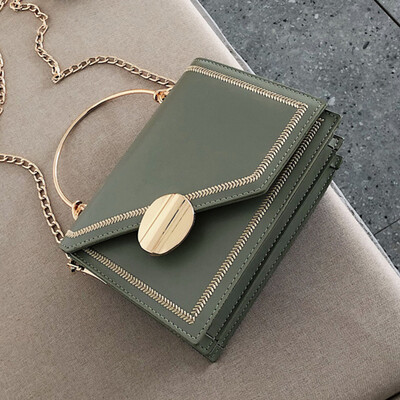 

Handbag SpringSummer 2019 New Chao Sen Joker Small Square Casual Shoulder Slam Chain Bag