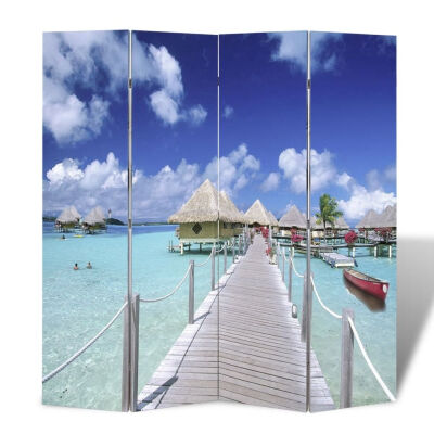 

Folding Room Divider 63"x669" Beach