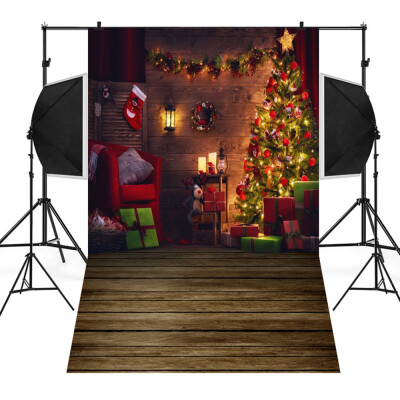 

〖Follure〗Christmas Backdrops Snowman Vinyl 3x5FT Lantern Background Photography Studio