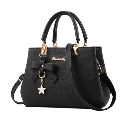 

Tailored Women Leather Handbag Shoulder Bag Messenger Satchel Shoulder Crossbody Black