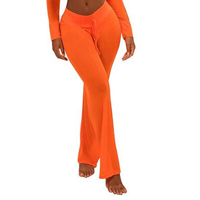 

Sexy Women Beach Mesh Sheer Wide Leg Pants Summer Bikini Cover Up Long Trousers