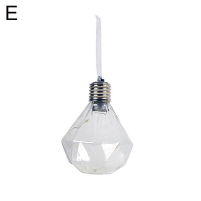 

Christmas Tree PET Filament Light Bulb Ball Hanging Battery Operate Lamp Decor
