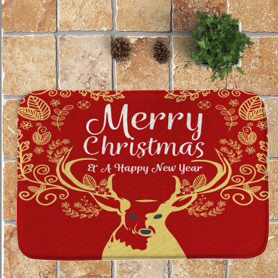 

Tailored Christmas Festival Entrance Door Bathroom Mat Indoor Bath Decor