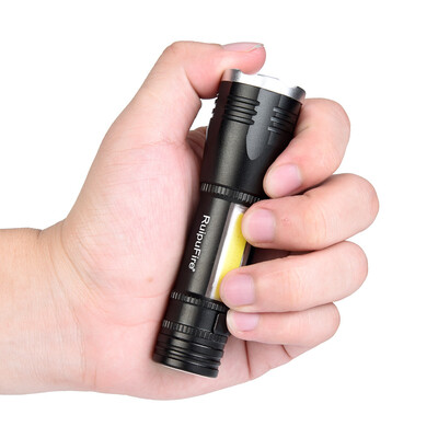 

Saidsome Zoomable Flashlight XML T6COB LED Torch Lamp 3 Modes flashlight lamp