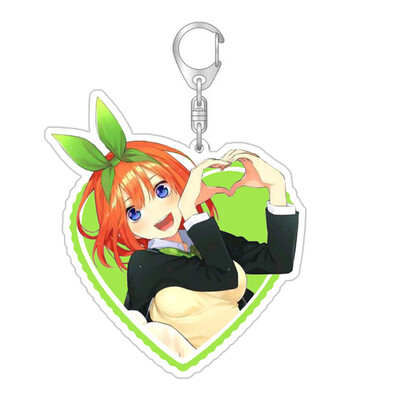 

CAR-TOBBY Anime Five-part Flower Wedding Animation Nakano Acrylic Keychain Pendant