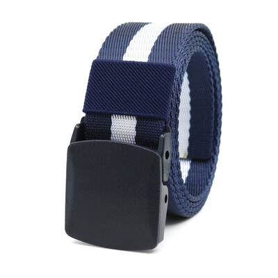 

Mens fashion Belts Automatic Buckle Nylon Belt Male Army Tactical Belt men&women high quality Striped canvas Waist Belts