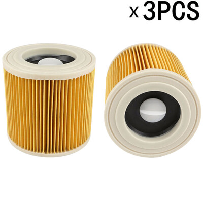 

3x Air Dust Filter for Karcher WD2250 WD3200 Vacuum Cleaner Cartridge Replacemen