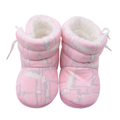 

WEIXINBUY Baby Boots Winter First Walkers Fashion Baby Girls Shoes Fur Snow Warm Boots 2018