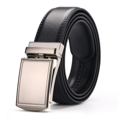 

new Famous Brand Belt Mens Top Quality Genuine Belts for MenStrap Male Metal Luxury Automatic genuine leather belt 35cm