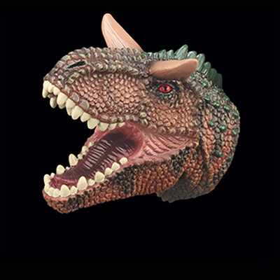 

Tailored Dinosaur Hand Puppets Role Play Realistic Spinosaurus Head Gloves Soft Toy