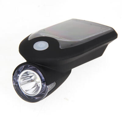 

Bike Bicycle LED Solar & USB 20 Rechargeable Front Head Light Headlight