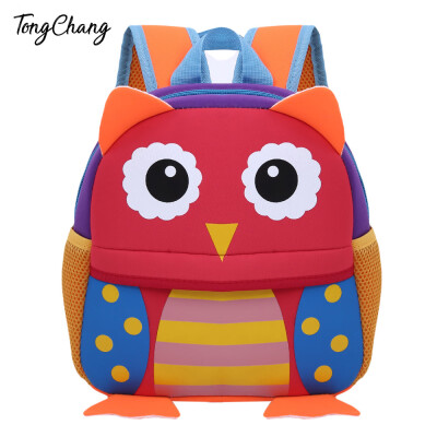 

TongChang Colorful Cartoon Animal Design Waterproof Durable Children School Bag