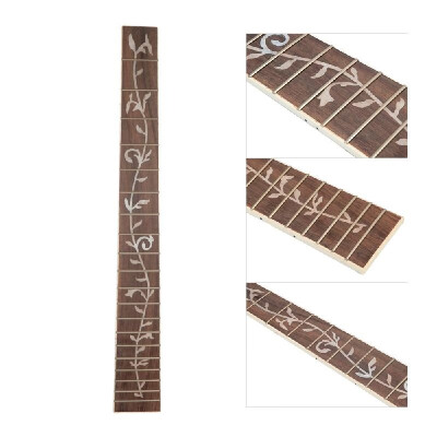 

41 Inch 20 Frets Acoustic Folk Guitar Fretboard with Dot Pattern Inlay Guitar Fretboard DIY Replacement Guitar Neck Rosewood