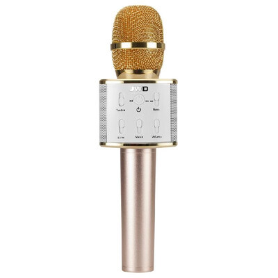 

JWD V9 Mini Bluetooth Karaoke Player Wireless Condenser Microphone Bluetooth 42 with Dual Speakers KTV Singing Record 1800mAh Bat