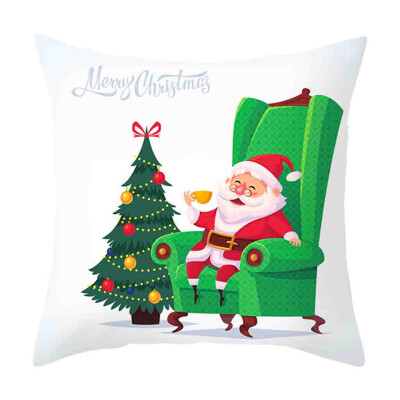 

Tailored Christmas Pillow Cover Decor Pillow Case Sofa Waist Throw Cushion Cover