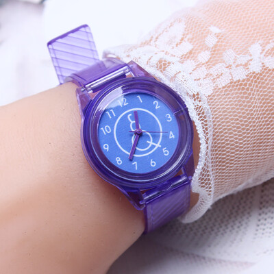 

Plastic Clock Silicon Watch Women Sport Casual Quartz Wristwatches Novelty Crystal Ladies Watches Cartoon Reloj Mujer 2018