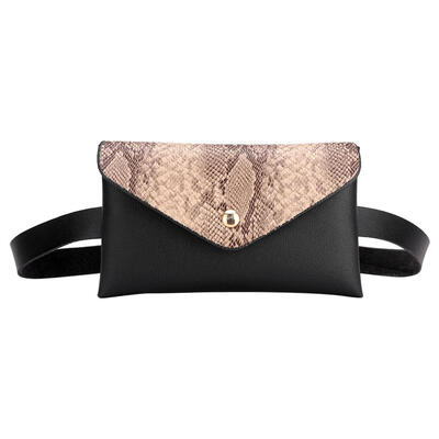 

Snake Shoulder Waist Bags Fanny Belt Packs Women Flap Messenger Chest Bags