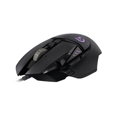 

Logitech G502 Adaptive Gaming Mouse Wired RGB Tunable Weights 12000 DPI 11 Programmable Buttons