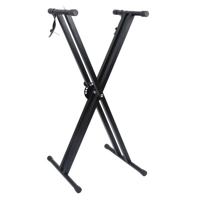 

Ktaxon Folding Metal Music Keyboard Electric Piano Dual Tube X-Stand Standard Rack New