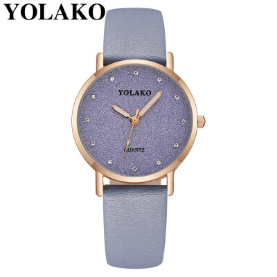 

YOLAKO Women Quartz watch Famous Luxury Female Clock Ladies Wristwatches Quartz-watch Montre Femme Relogio Feminino Hot Sale 533