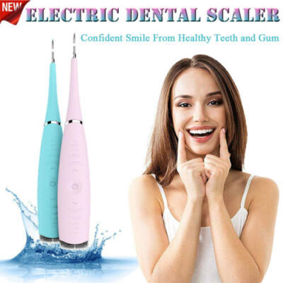 

Electric Dental Calculus Remover Sonic Tartar Scaler Scraper Tooth Stain Cleaner