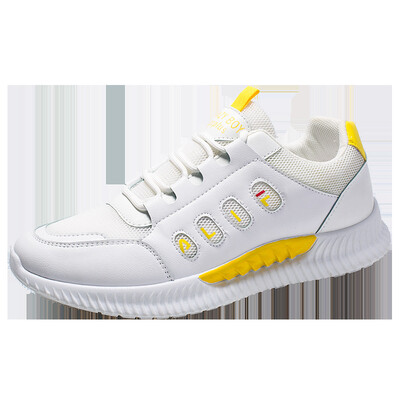 

Mens shoes running tide shoes breathable mesh small white shoes summe casual